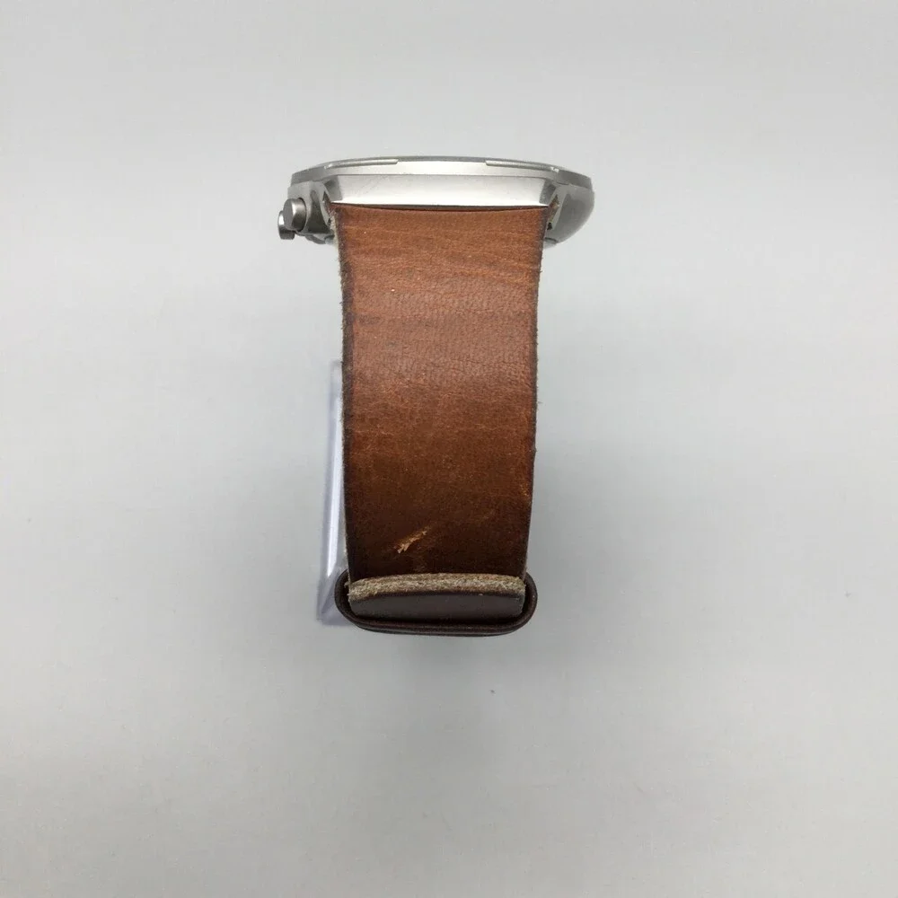Skagen Melbye SKW6065 Mens Watch 42mm Chronograph Brown Leather New Battery